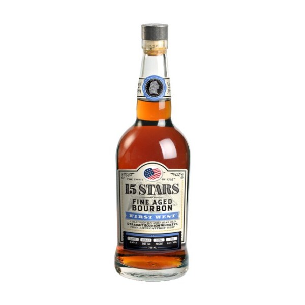 15 Stars First West Straight Bourbon Whiskey